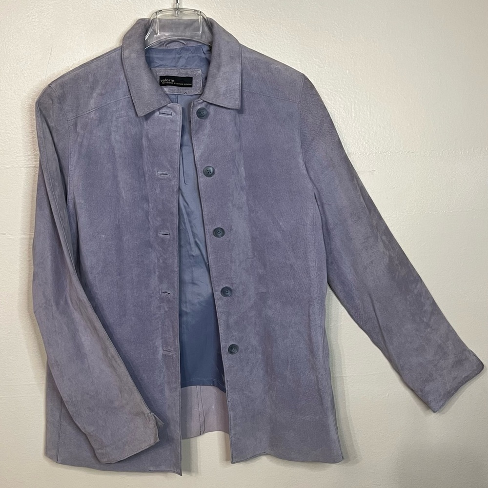 Valerie Suede Leather Jacket - Medium